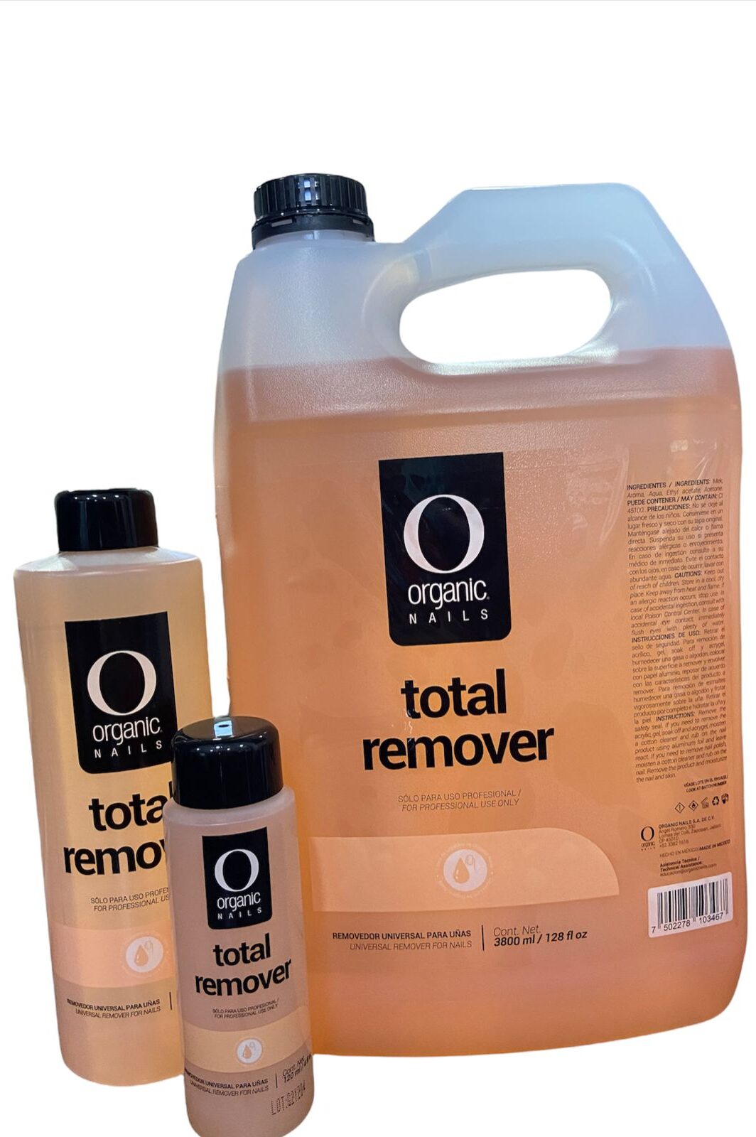 TOTAL REMOVER ORGANIC NAILS